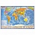 превью Карта мира политическая 117×80 см1:28Мс ламинациейинтерактивнаяевроподвесBRAUBERG112384