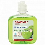 Мыло жидкое 300 г ОФИСМАГ«Зеленое яблоко»флип топ606778