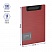 превью Папка-планшет с зажимом Berlingo «Steel&Style» A5+, 1800мкм, пластик (полифом), красная