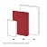 превью Ежедневник недатир. A5, 136л., кожзам, OfficeSpace «Grace», красный, цветной срез