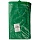 Пакет-майка ПНД зеленый 35 мкм (42+18×68 см, 50 штук в упаковке)