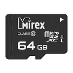 Карта памяти Mirex microSDХC 64Gb (UHS-I, U1, class 10) (13612-MC10SD64)