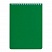 превью Блокнот А5, 60 л., гребень, перфорация на отрыв, лакированный, BRAUBERG, Зеленый, 145×212 мм, 111272