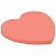 превью Блок самоклеящийся фигурный BRAUBERG сердце, 50 л., розовый, европодвес