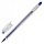 Ручка гелевая CROWN «Hi-Jell», СИНЯЯ, корпус прозрачный, узел 0.5 мм, линия письма 0.35 мм