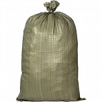 Мешок полипропиленовый второй сорт зеленый 70×120 см (100 штук в упаковке)