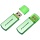 Память SiliconPower «Helios 101» 32GB, USB2.0 Flash Drive, зеленый (металл. корпус)