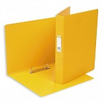 Папка на 2-х кольцах Bantex картонная/пластиковая 35 мм желтая
