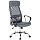 Кресло для руководителя Easy Chair 589 TC черное/серое (сетка/ткань/хромированный металл)