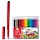 Фломастеры KOH-I-NOOR, 24 цвета, смываемые, трехгранные, пластиковая упаковка, европодвес