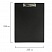 превью Доска-планшет STAFF с прижимом А4 (315×235 мм), пластик, 1 мм, черная, 229223