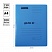 превью Скоросшиватель OfficeSpace «Дело», картон мелованный, 300г/м2, синий, пробитый, до 200л. 