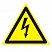 превью Знак предупреждающий «Опасность поражения электрическим током», треугольник, 200×200×200 мм