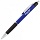 Ручка шариковая автоматическая с грипом ОФИСМАГ, СИНЯЯ, корпус синий, узел 0.7 мм, линия письма 0.35 мм