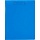 Папка с зажимом А4 0.7 мм синяя (до 150 листов, боковой и верхний зажим)