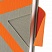 превью Ежедневник недатированный А5 (138×213 мм) BRAUBERG «Waves», 160 л., кожзам, серый/оранжевый