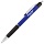 Ручка шариковая ОФИСМАГ автомат. RBP032, корп. с резин.упором, толщ.письма 0,7мм синяя