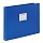 Папка на 4 кольцах BRAUBERG, картон/ПВХ, с передним прозрачным карманом, 50 мм, синяя, до 300 листов
