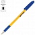 превью Ручка шариковая OfficeSpace «Yellow Stone», синяя, 0.7мм, грип, штрихкод