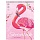 Скетчбук 60л., А4 ArtSpace «Flamingos», на гребне, 160г/м2
