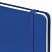 превью Блокнот в клетку с резинкой А5 (148×218 мм), 80 л., балакрон синий BRAUBERG «Metropolis»