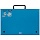 Папка-портфель 13 отделений Berlingo «Skyline», А4, 328×285мм, 700мкм, синяя
