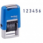 Нумератор мини автомат Berlingo «Printer 7836», 6 разрядов, 3мм, пластик, блистер