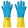 Перчатки неопреновые ЛАЙМА НЕОПРЕН EXPERT, 100 г/пара, химически устойчивые, х/б напыление, XL (очень большой)