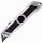 Нож мощный BRAUBERG, металлический корпус, фиксатор, форма лезвия - трапеция, + 5 лезвий, блистер