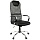 Кресло руководителя Helmi HL-E16 «Content», ткань/сетка/экокожа черная/красная, хром