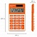 превью Калькулятор карманный BRAUBERG PK-608-RG (107×64 мм), 8 разрядов, двойное питание, ОРАНЖЕВЫЙ
