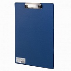 Доска-планшет BRAUBERG "Comfort", с верхним прижимом, А4, 23х35 см, картон/ПВХ, Россия, синяя