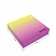превью Блок для записи декоративный на склейке Berlingo «Radiance» 8.5×8.5×2, розовый/желтый, 200л. 