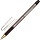 Ручка шариковая масляная с манжеткой Attache Goldy черная (толщина линии 0.3 мм)
