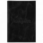 Обложка для паспорта натуральная кожа пулап«Passport»кожаные карманычернаяBRAUBERG238198