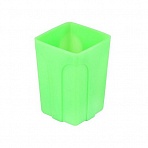 Подставка-стакан для канцелярских мелочей Attache Neon зеленая