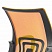 превью Кресло для приемных и переговорных BRABIX «Fly CF-100», оранжевое/черное, 532088