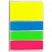 превью Флажки-закладки OfficeSpace, 45×12мм* 3цв., + 45×25мм* 1цв., по 20л., неоновые цвета, европодвес