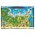 Карта России для детей «Карта нашей Родины» Globen, 1010×690мм, интерактивная, с ламинацией, европод
