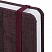 превью Ежедневник датированный 2024 А5 138×213 мм BRAUBERG «Wood», под кожу, держатель для ручки, бордовый