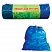 превью Мешки для мусора 35 л, завязки, синие, в рулоне 10 шт., ПВД, 25 мкм, 60×50 см, особо прочные, VITALUX