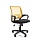 Кресло офисное Easy Chair 304 черное (искусственная кожа/сетка/хромированный металл)