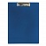 превью Доска-планшет STAFF с прижимом А4 (315×235 мм), пластик, 1 мм, синяя, 229222