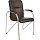 Конференц-стул Samba светло-бежевый (искусственная кожа/бук/металл хромированный)