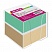 превью Блок-кубик Attache (90×90×90мм, 2 цвета, бокс)