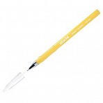 Ручка шариковая неавтоматическая Attache Bright Colors синяя (желтый корпус, толщина линии 0.5 мм)