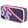 Пенал-косметичка BRAUBERG, 1 отделение, 2 кармана, органайзер, полиэстер, 21×10x5 см, серо-розовый