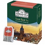 Чай AHMAD (Ахмад) «Classic Black Tea», черный, 100 пакетиков с ярлычками по 2 г