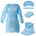 Комплект одежды защитный стерильный (халатшапочкамаскабахилы)NF