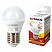 превью Лампа светодиодная SONNEN, 5 (40) Вт, цоколь E27, шар, теплый белый свет, LED G45-5W-2700-E27
